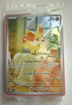 Pokemon Fennekin 080 Pokemon Center Sealed Stamped Promo | Chaos Rising ✨ - Image 1