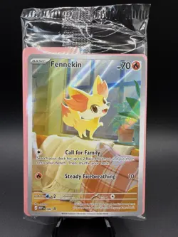 Fennekin MEP 80 Chaos Rising ETB Pokemon Black Star Promo Near Mint (Sealed) - Image 1