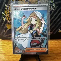Pokemon TCG Lillie's Determination 169/132 Me01: Mega Evolution Holo - Image 1