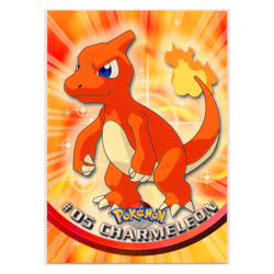 1999 Topps Pokemon Charmeleon TV Animation Edition Non Holo #05 Near Mint - Image 1