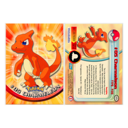 1999 Topps Pokemon Charmeleon TV Animation Edition Non Holo #05 Near Mint - Image 3
