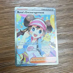 Pokemon Rosa's Encouragement Full Art Holo PORe: Perfect Order 123/088 Rare - Image 1
