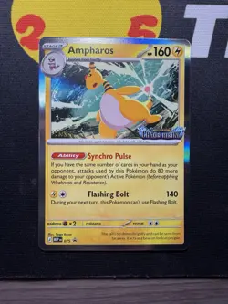 Ampharos - [Staff Stamped] MEP 075 - Chaos Rising Prerelease Promo NM Clean! - Image 1