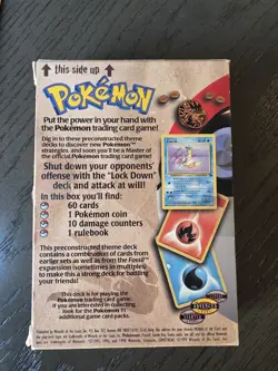 Pokemon TCG Lockdown Theme Deck- WOTC- BOX ONLY - Image 4