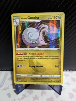 Hisuian Goodra 134/196 Holo Rare SWSH: Lost Origin Pokemon TCG English - (NM) - Image 1