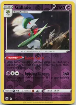 LP Gallade 062/189 Holo Rare Astral Radiance Pokemon Reverse Holo - Image 1
