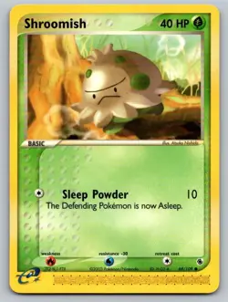 Shroomish 69/109 Common Ruby & Sapphire Pokemon Near Mint - Image 1