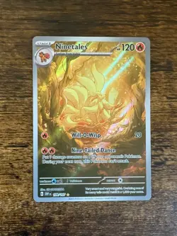 Pokemon TCG Ninetales 199/197 Illustration Rare - Obsidian Flames NM/M - Image 1
