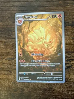 Pokemon TCG Ninetales 199/197 Illustration Rare - Obsidian Flames NM/M - Image 3