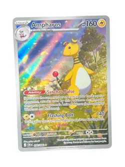 Ampharos 090/086 Illustration Rare Pokemon TCG Chaos Rising Full Art English NM+ - Image 1