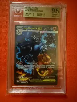 Pokemon Mega Charizard X EX 125/094 Special Illustration Rare Holo BGS 9.5 - Image 1