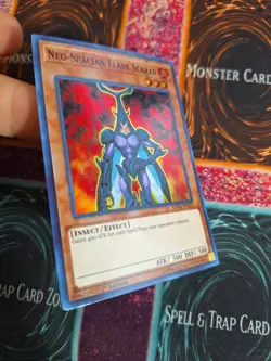 Yu-Gi-Oh! Neo-Spacian Flare Scarab SHVA-EN033 Super Rare 1st Edition Near Mint - Image 2