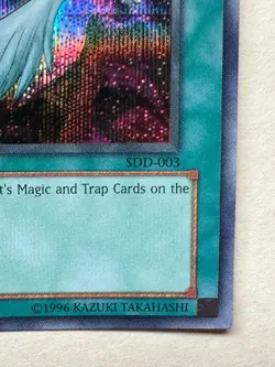 Yugioh 1996 Harpie's Feather Duster SCR SDD-003 Near Mint - Image 5