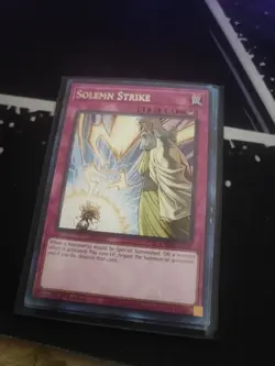 **SOLEMN STRIKE** 1ST EDITION RARE GRCR-EN059 NM YUGIOH! - Image 1