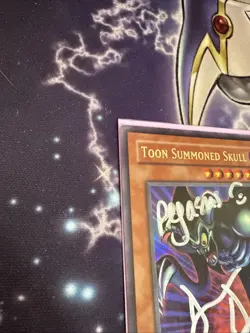 Toon Summoned Skull MRL-073 Magic Ruler Signed By Pegasus! - Image 2