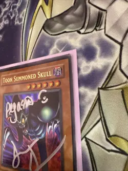 Toon Summoned Skull MRL-073 Magic Ruler Signed By Pegasus! - Image 3