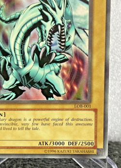 Blue-Eyes White Dragon LOB-001 Ultra Rare Unlimited MP - Image 4