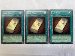 Last Will x3 - With Two 1st Addition - Yu-Gi-Oh! TCG - Image 1