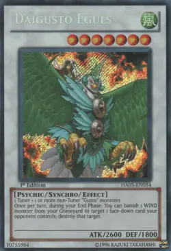 Daigusto Eguls - HA05-EN054 - Secret Rare - 1st Edition - Lightly Played - Image 1