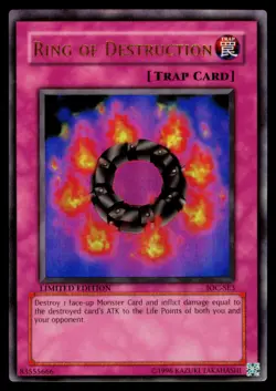 Ring of Destruction - IOC-SE3 MP Ultra Rare Invasion of Chaos Yu-Gi-Oh Limited - Image 1