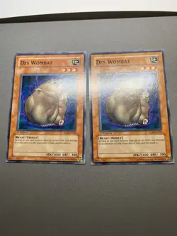 Yu-Gi-Oh! 2X Des Wombat Common 1st Edition TLM-EN031 HP - Image 1
