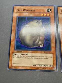 Yu-Gi-Oh! 2X Des Wombat Common 1st Edition TLM-EN031 HP - Image 2