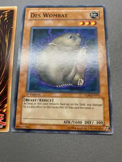 Yu-Gi-Oh! 2X Des Wombat Common 1st Edition TLM-EN031 HP - Image 4