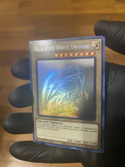 Konami Yu-Gi-Oh! Blue-Eyes White Dragon GFP2-EN175 1st Ed Ghost Rare Holo - Image 3