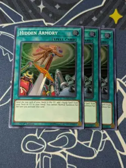 3x Hidden Armory - INCH-EN042 - Super Rare (NM) - Yugioh Playset - Image 1