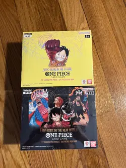 Bandai One Piece CCG Booster Box Set OP-07 OP-09 500 Years Emperors English - Image 1