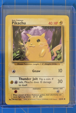 Pokemon TCG Pikachu Rare E3 Stamp Mint Condition card yellow cheeks - Image 1