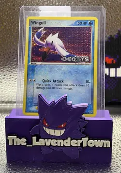 Pokemon Card - Wingull Deoxys 81/107 Reverse Holo Stamped LP - Image 1