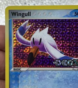 Pokemon Card - Wingull Deoxys 81/107 Reverse Holo Stamped LP - Image 3