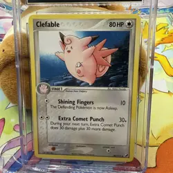 CGC PRISTINE 10 Clefable 36/115 EX Unseen Forces Pokemon Card - Image 3