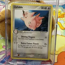 CGC PRISTINE 10 Clefable 36/115 EX Unseen Forces Pokemon Card - Image 5