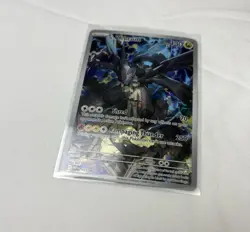 Pokemon N's Zekrom Full Art Promo Card MEP 037 HP130 Shred Rampaging Thunder - Image 2