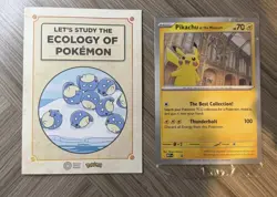 Pikachu At The Museum | Jumbo Card | Natural History Museum | Leaflet included - Image 1