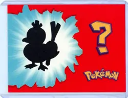 💥 Farfetch'd - 1996 Nintendo Vending Non Holo Who's That Pokemon Rare Card - Image 2
