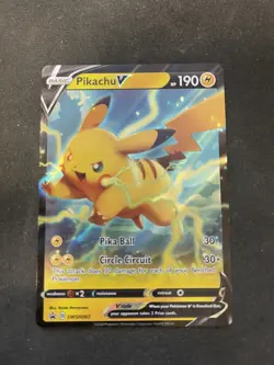 Pikachu V - SWSH063 - Ultra Rare - SWSH Black Star Promo - Pokemon TCG Card - Image 1