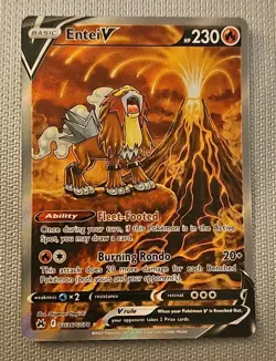 Pokemon Entei V GG36/GG70 Crown Zenith Holo Pokemon Card - Image 4