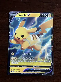 Pikachu V SWSH063 SWSH: Sword & Shield Promo Cards Holo - Image 1