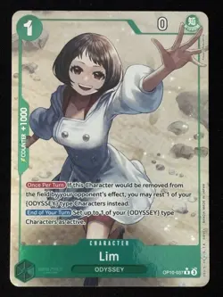 Lim (OP10-037) (Parallel) - Royal Blood (OP10) - One Piece Card Game - Image 1