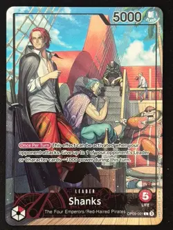 Shanks (OP09-001) (2025 PSA Magazine Promo) - One Piece Promotion Cards (OP-PR) - Image 1