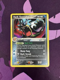 Pokemon Dark Gyarados TCG Card 36/109 Team Rocket Returns Non-Holo LP - Image 1
