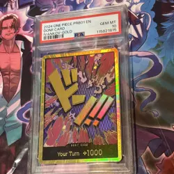 Don!! Card PSA9 2024 One Piece Prb01-Premium Booster The Best Ivankov-Gold # - Image 1