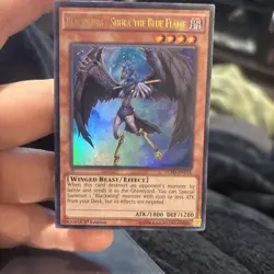 BLACKWING Shura the Blue Flame YU-GI-OH Foil 1st Edit. Trading Card LC5D-EN114 - Image 2