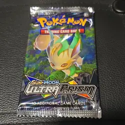 Pokemon Sun & Moon Ultra Prism Booster Pack 10 Cards English Trading Card Game - Image 1