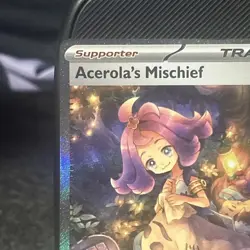 Acerola's Mischief 183/132 Special Illustration Rare (SIR) Pokemon Card TCG - Image 5