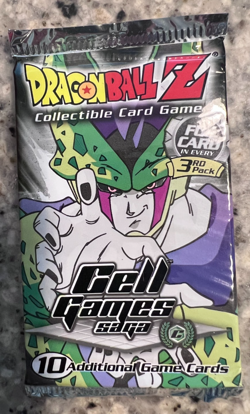 2002 DragonBall Z CELL GAMES Saga SCORE 10 Card Booster Pack Factory Sealed B - Image 1