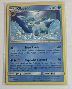 Glaceon SM238 Sun & Moon Black Star Promo Pokemon Card - Image 1